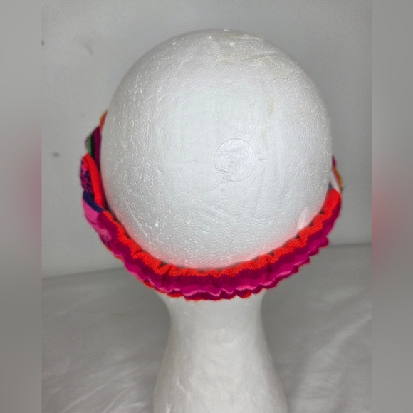 GiuliA OS Headband Vibrant Multicolor Braided From Peruvian Artisans-Reversible - Picture 11 of 12